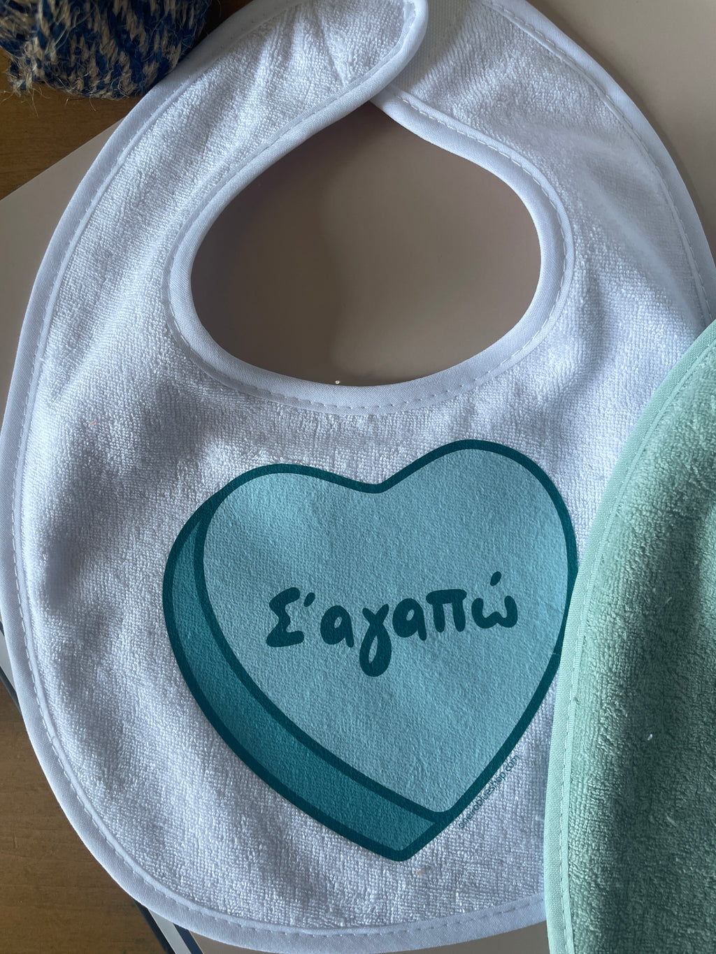 Sagapw Valentines Day Baby Bib