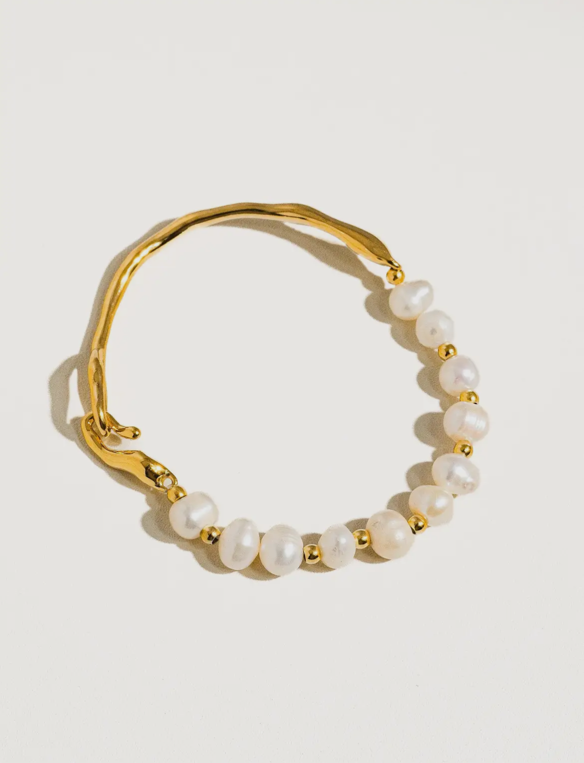 18k Natural Baroque Pearl Bracelet
