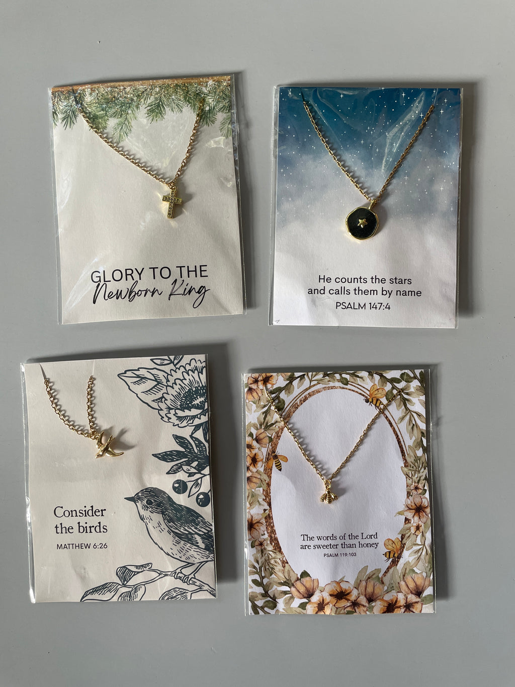Christian Charm Necklace (Various Pendents)
