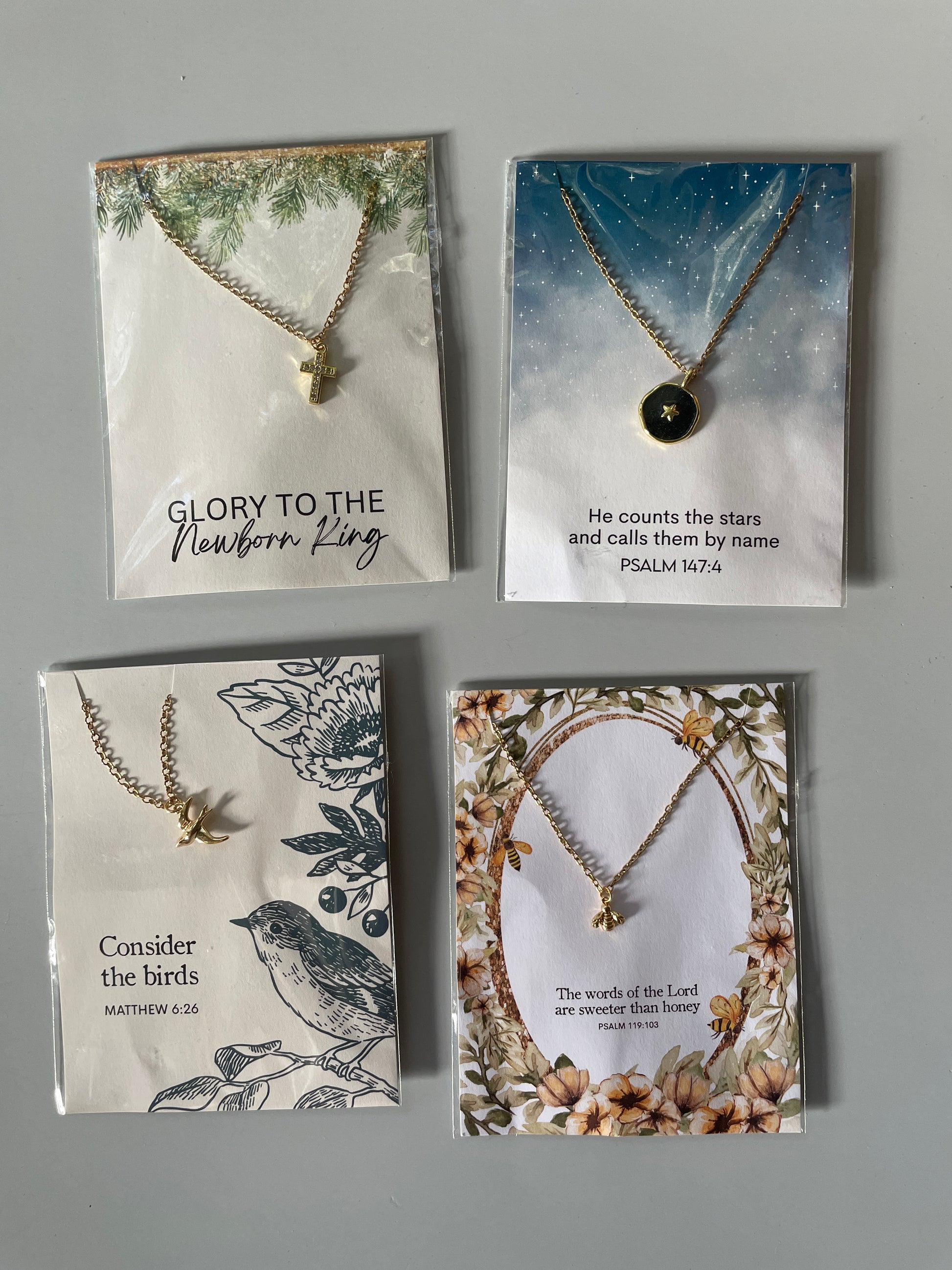 Christian Charm Necklace (Various Pendents)