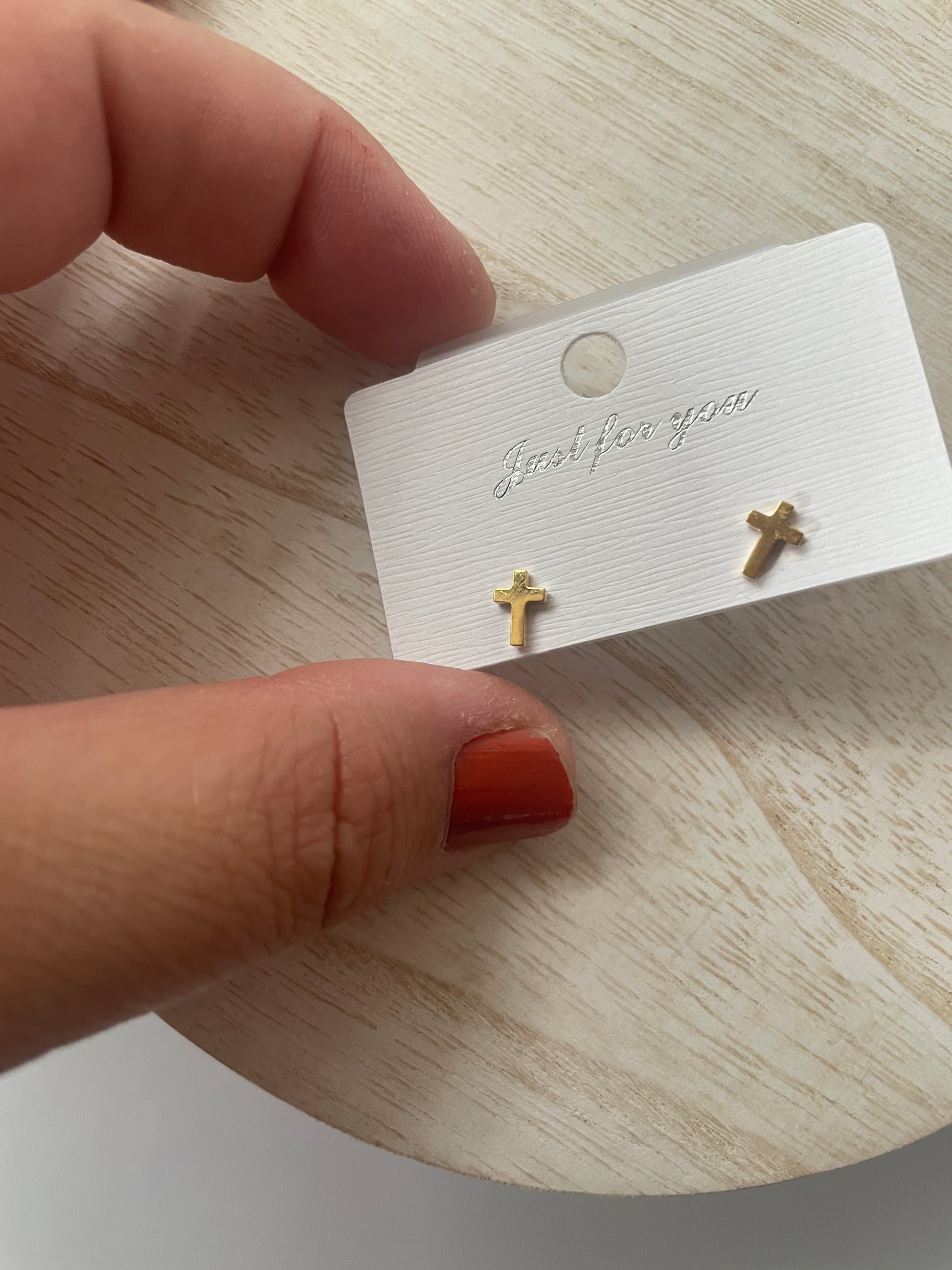 Dainty 18k Gold Cross Bracelets Size Small