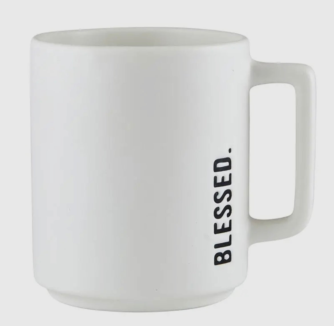 Pray and blessed matte mugs