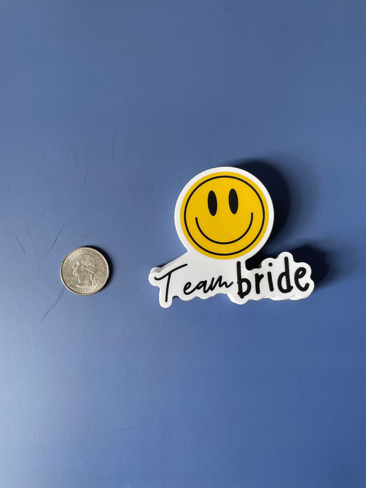 Team Bride 3inch Matte Vinyl Sticker