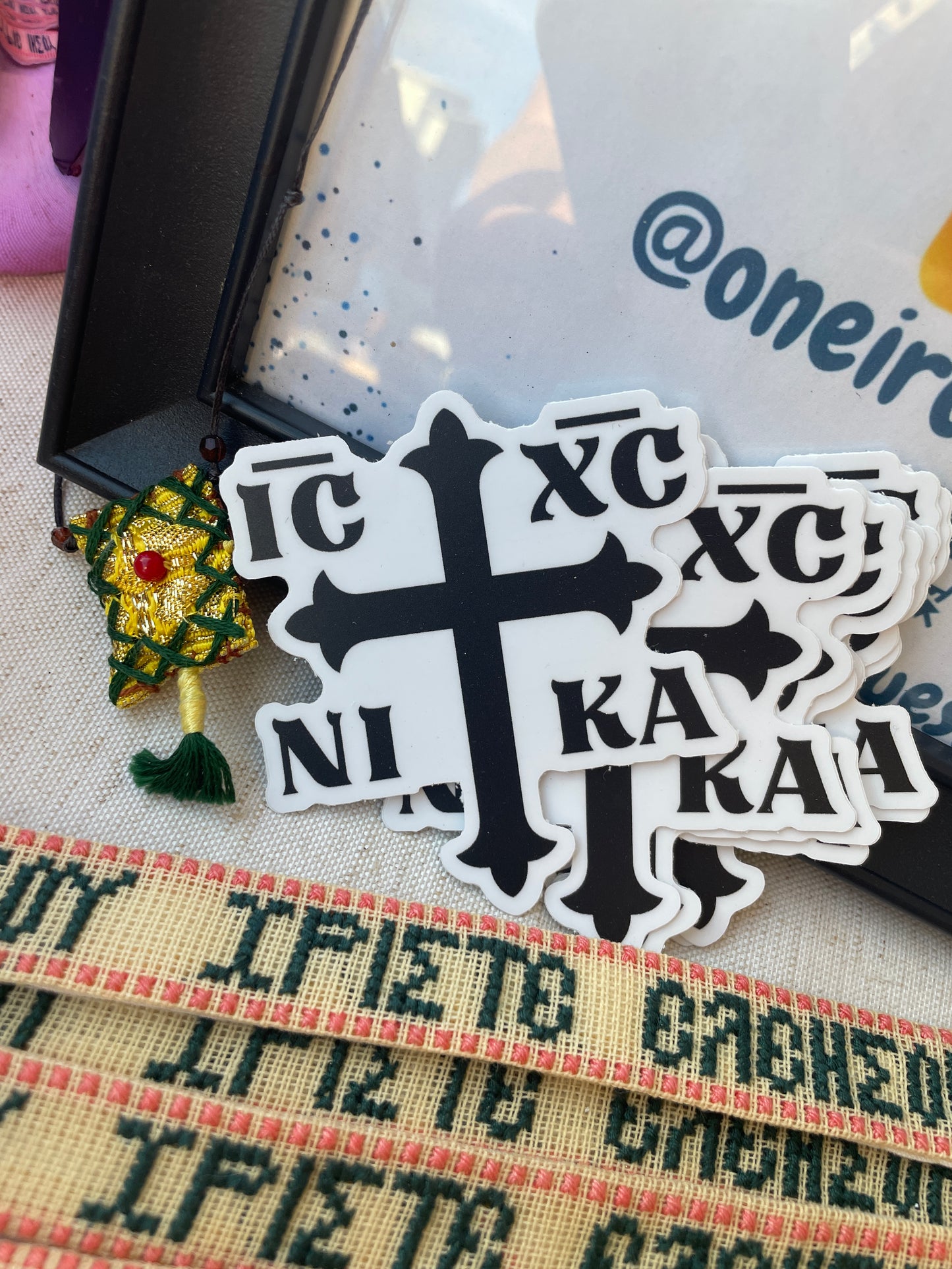 IC XC 3inch Matte Vinyl Sticker