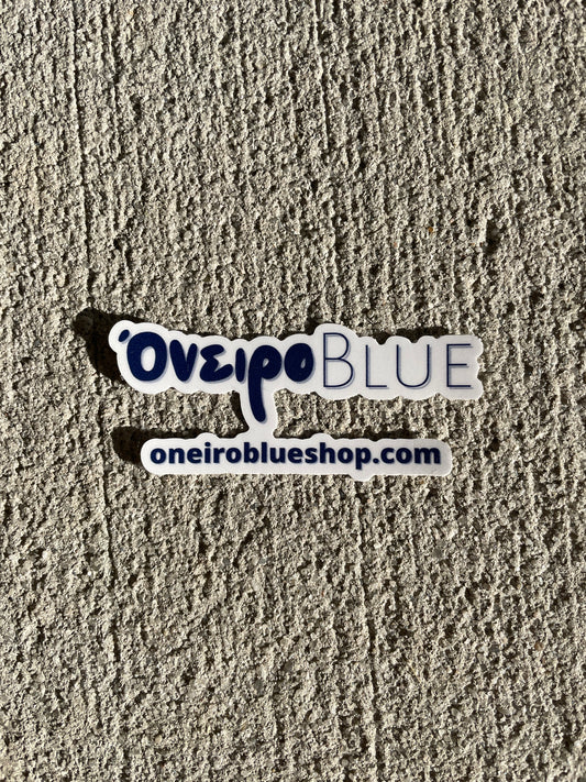 OneiroBlue Matte Vinyl Sticker 3inch